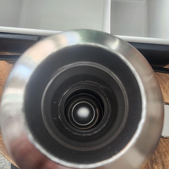 Vintage Stanley Aladdin Lunch Box Thermos Set Black Camping USA 1 Qt Polycaster - Picture 15 of 16